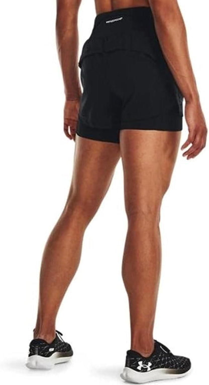 2 in 1 Active Dual Shorts with Inner Tights Layer | Double Layer Short for Running, Gym & Sports