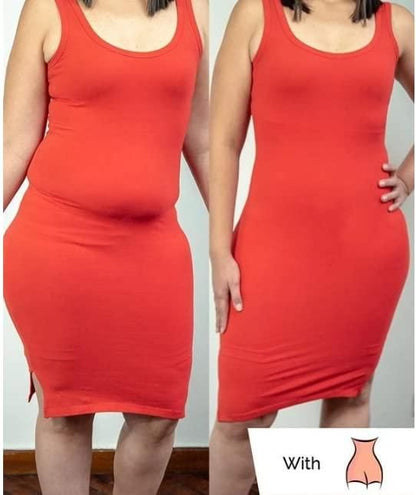 BD 4 - in - 1 Shaper - Quick Slim Shape Wear Tummy, Back, Thighs, Hips - Black/Efffective Seamless Tummy Tucker - The Mavi Store
