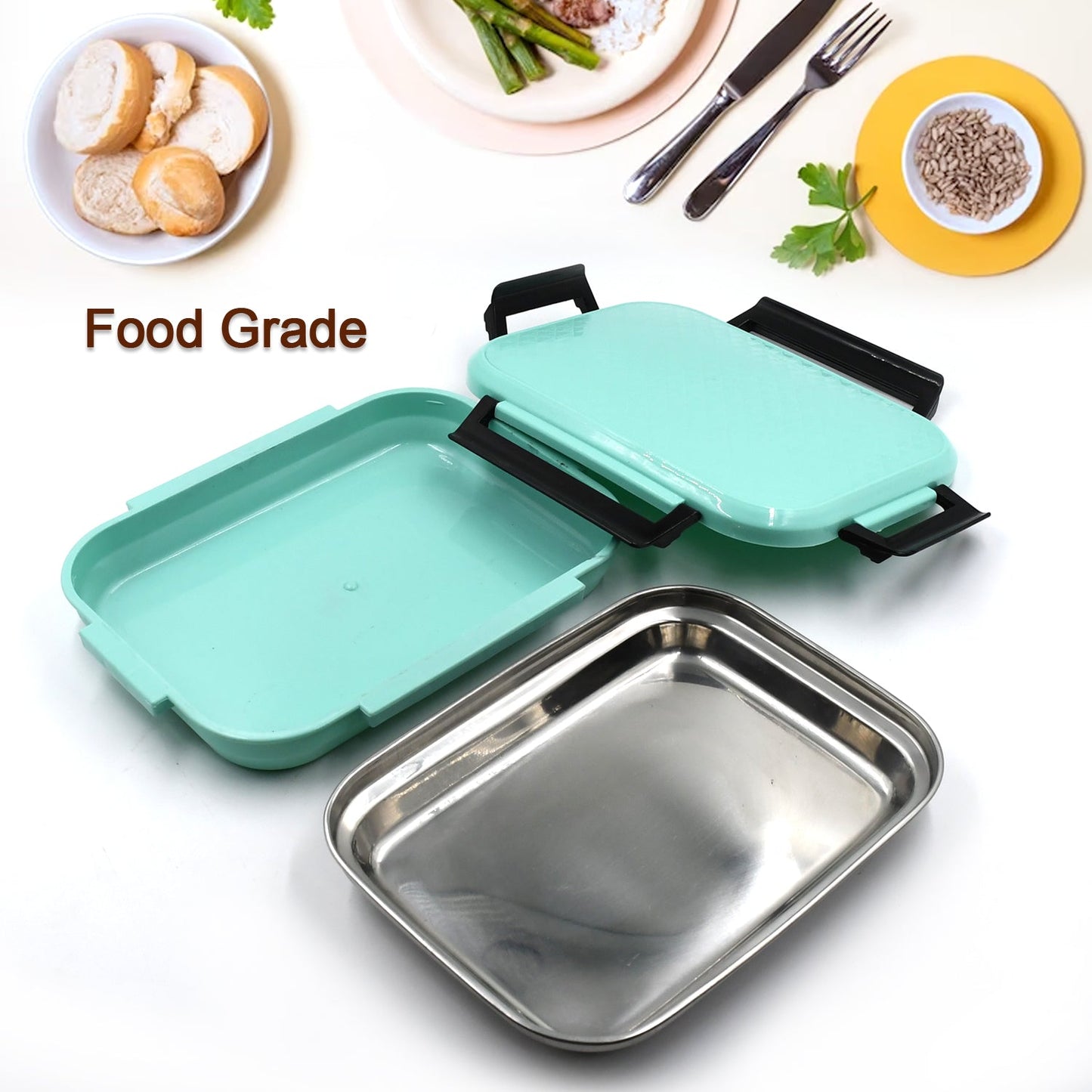 Lunch Box Food Containers For School Vivid Insulated Lunch Bag Keep Fresh Delicate Leak - proof Anti - scalding Bpa - free Perfect For A Filling Lunch Outdoor - The Mavi Store