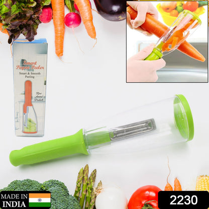 Smart Multifunctional Vegetable fruit Peeler With Storage Container For Kitchen - The Mavi Store