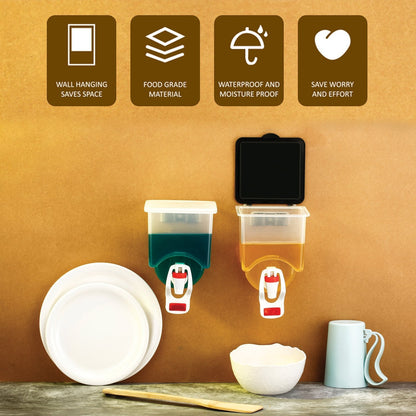 Wall Mounted Oil Dispenser Bottle (1100ml Approx) - The Mavi Store